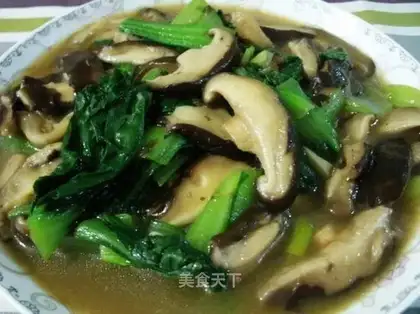 Fry mushrooms