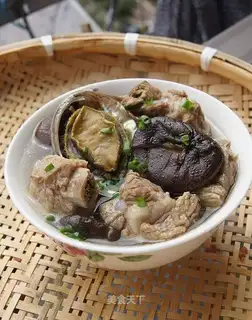 Frozen rib abalone soup