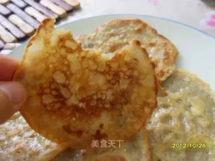 Chestnut milk pancakes