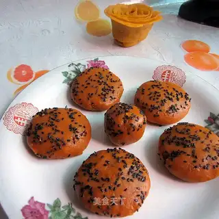 Pumpkin sesame cake