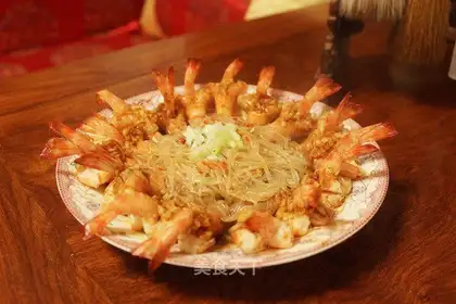 Garlic on back shrimp