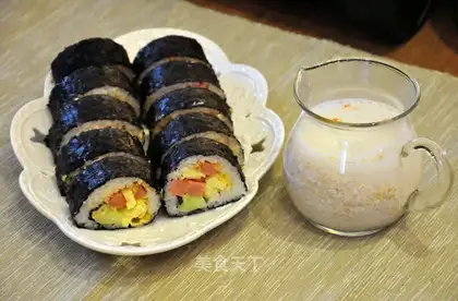 Homemade sushi
