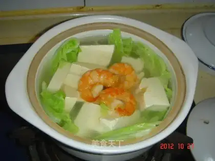 A casserole, bean curd