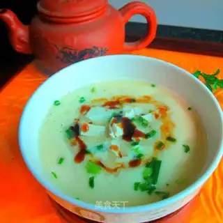 Soy milk tofu eggs
