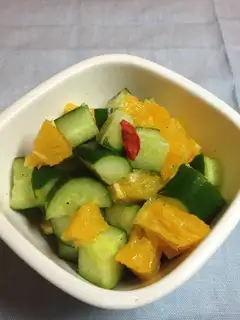 Cucumber orange salad