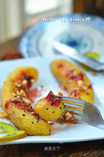 Rose roasted banana