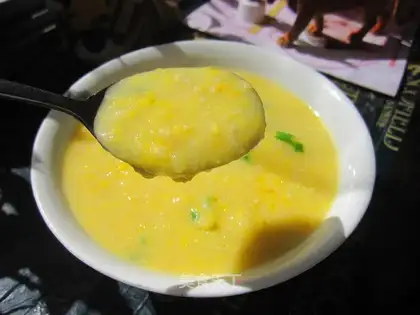 Fresh corn congee