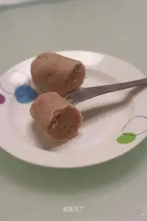 Homemade hot dog intestines