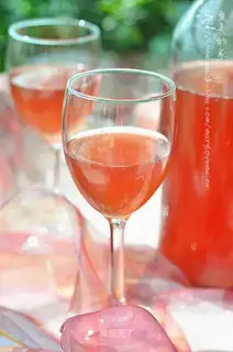 Homemade red wine