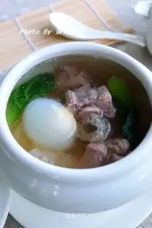 Sodium pigeon egg soup