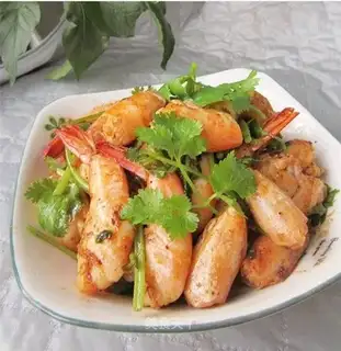 Soy sauce and shrimp