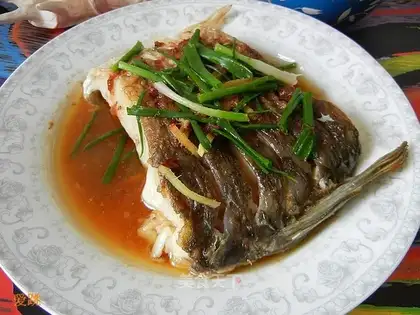 Shrimp sauce. Steamfish
