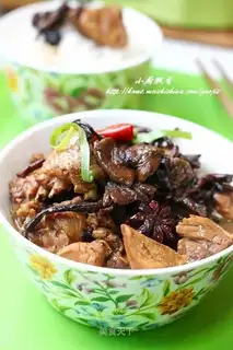 Chicken stew mushrooms