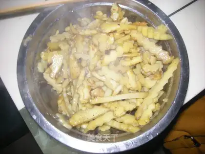 Homemade potato fries