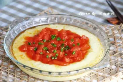 Tomato steamed eggs