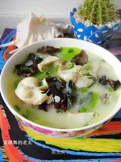 The mackerel blackfish soup