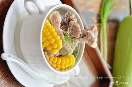 Corn ribs soup