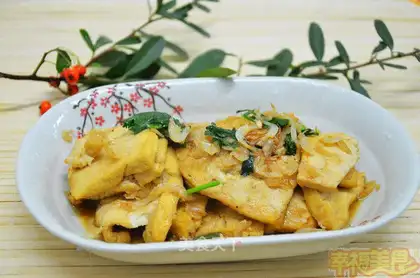 Shrimp skin tofu