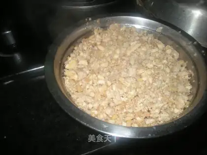 Crushed tofu