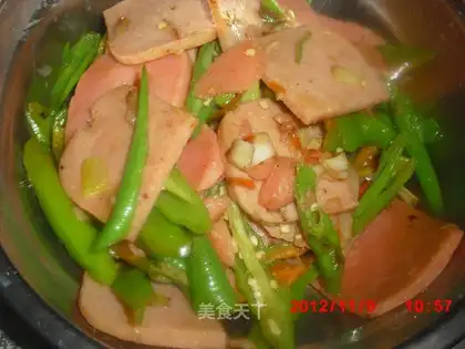 Chili fried lunch