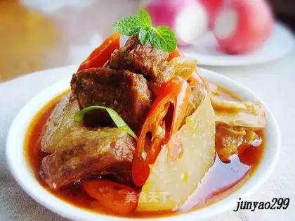 The radish stew