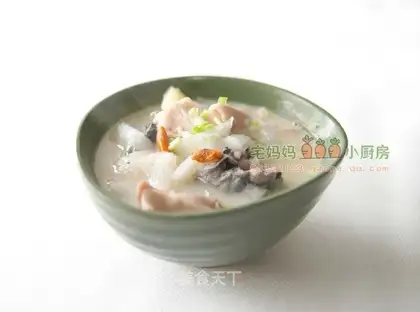 Chicken belly soup