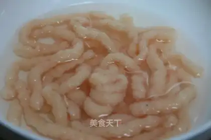 Homemade shrimp noodles