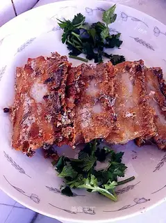 Fried swordfish