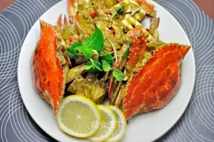 Curry crabs