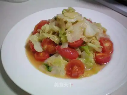 Clear the tomato cabbage