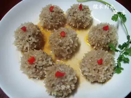 The rice meatballs