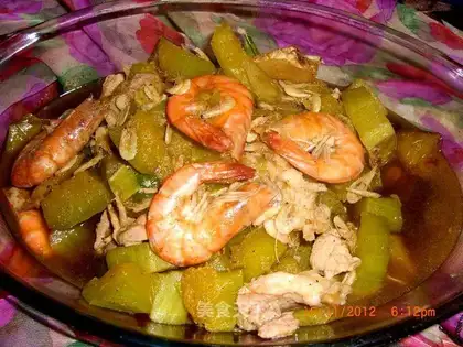 Cow-legged shrimp