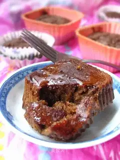 Red bean date cake