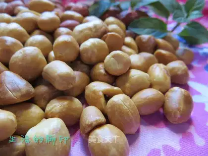 Salt and peanuts