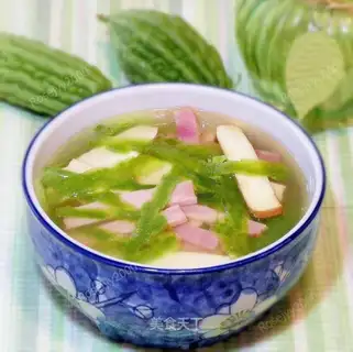 Salted bean dry melon soup