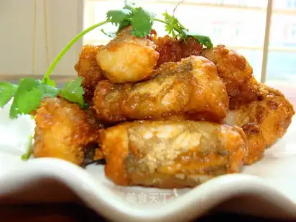 Fried tofu fish