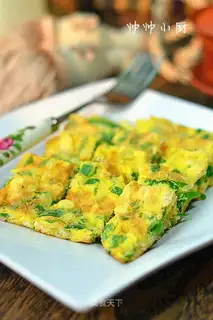 Shrimp leather fried eggs