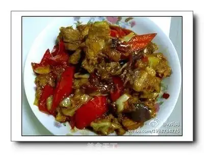 Fried meat