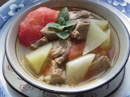 Cheese radish beef casserole