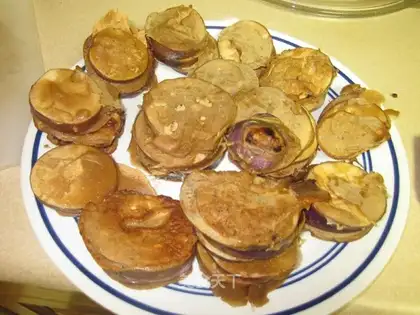 Fried eggplant
