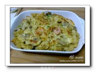Shrimp mushroom pasta