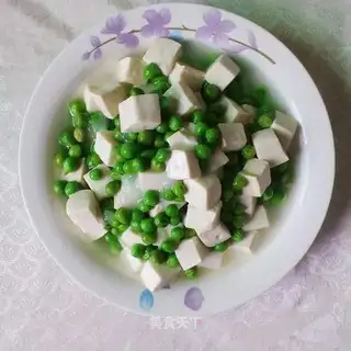 Peas and tofu