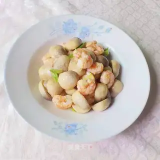 Straw mushroom shrimp