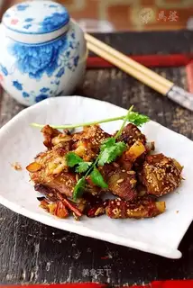 Fried lamb chops