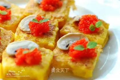 Fishseed egg fried toast