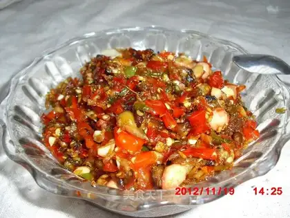Frozen pepper sauce
