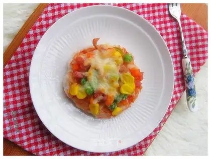 Rice pizza