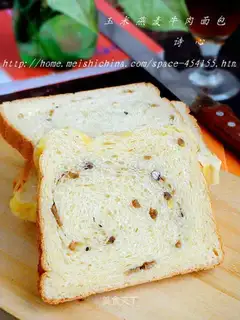 Corn oatmeal bread