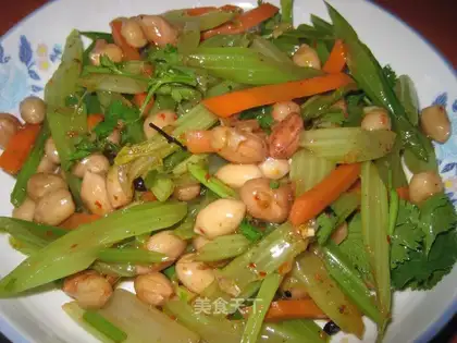 Celery peanuts