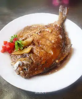 Red-burned even fish